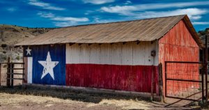 texas painted barn