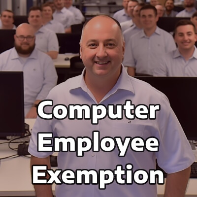 computer employee exemption overtime laws
