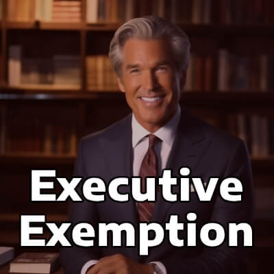 executive exemption overtime laws